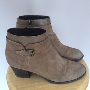 Franco Sarto Suede Leather Boots